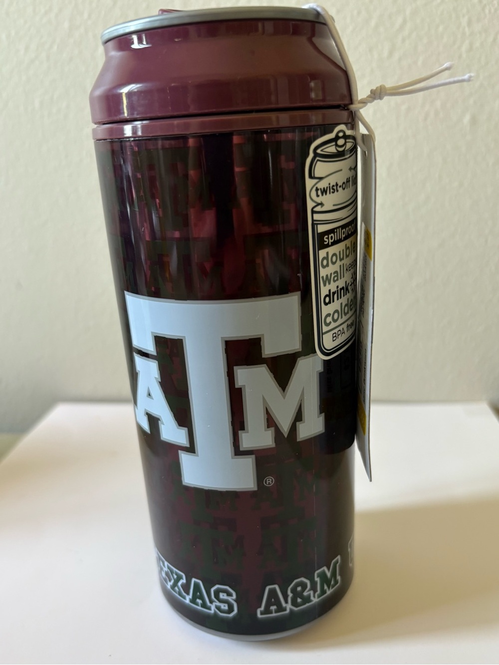 Texa A&M authentic Maroon Travel Tumbler - Double Wall Insulated. Lot of 4
